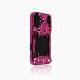 Electroplating Bright Silver Hollow Skull Tiger Tooth Mobile Phone Case