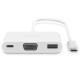 Notebook USB splitter hub HD head