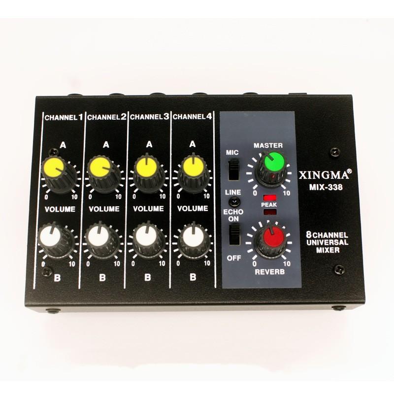 Microphone Audio Connection Splitter Multiple Mixing