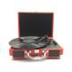 Portable Vinyl Record Player Retro Phonograph Creative Retro Bluetooth Speaker European Style Leather Case Record Player