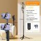 Mobile Phone Bluetooth Selfie Stick Stabilizer Floor Stand