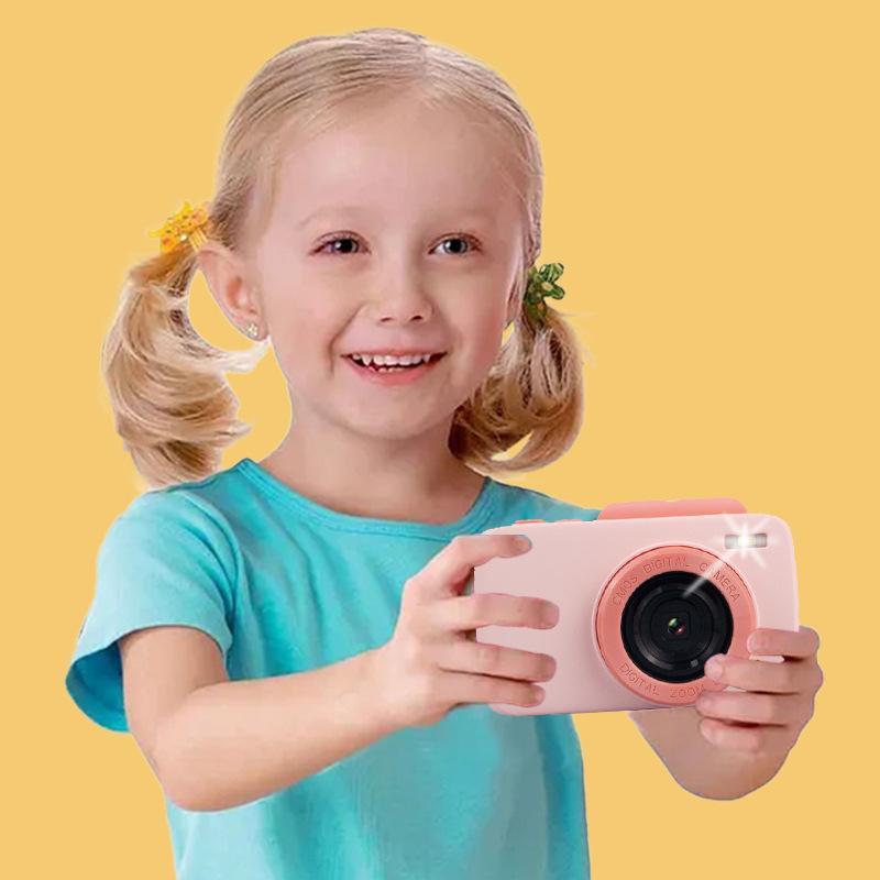 Retro Photography Video Filter HD Digital Mini Flip Childrens Camera Toy