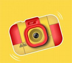 Cross-border L1 Childrens Mini Digital Camera 24-inch Screen Front And Rear Dual Camera HD 2000W Pixel Camera Gift