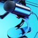 Karaoke Live Microphone Desktop Computer USB Wired Microphone