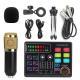48v Large Shock Film English Sound Card Mobile Live Streaming Anchor Full Set Of Equipment
