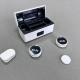 Wireless Collar Clip Microphone With Charging Bin Round One Drag Two Magnetic Button