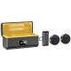 Wireless Collar Clip Microphone With Charging Bin Round One Drag Two Magnetic Button