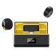 Wireless Collar Clip Microphone With Charging Bin Round One Drag Two Magnetic Button
