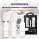 White One-to-two Wireless Neckline Clip Small Microphone