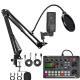 Recording Capacitor Microphone Sound Card Set