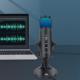 RGB Colorful Breathing Ambience Light USB Condenser Microphone