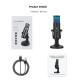 RGB Colorful Breathing Ambience Light USB Condenser Microphone