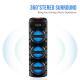Stage Lights Bluetooth Speaker Home Wireless Microphone Portable