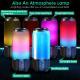 1Pc Wireless Portable Speaker Loud Stereo Speaker With 6 Color Changing Lights Radio Party TWS Speaker For Home Outdoor Travelling