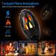 1Pc LED Flame Speakers Torch Wireless Speaker Waterproof Stereo Bass Speaker Outdoor Light-Up Speaker Atmosphere LED Flickers Night Light Patio Stake Lights Lantern For Party Camping