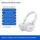 A Pair Of White Plastic Over-ear Headphones