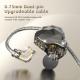Replaceable-cable In-ear Wired Sports Headphones For Mobile Phones