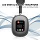 MAX600 Private-Model New Wireless Bluetooth Headset With Digital Display Screen