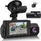 Three-record WIFI Mobile Phone Interconnection Dashcam Car 4K HD Night Vision