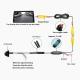 Universal Adjustable Three-control Metal Fisheye South Korea Screw Camera Straw Hat Panoramic Fisheye Lens