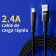 L202 Micro USB Cable 2.4A 1M Black USB 3.0 UWINN