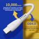 L41 USB-C Cable 6A 2M White USB 3.0 UWINN