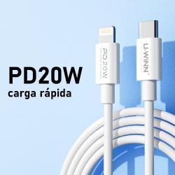 L705 USB-C To Lightning Cable PD 20W 1M White USB 3.0 UWINN