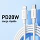 L705 USB-C To Lightning Cable PD 20W 1M White USB 3.0 UWINN