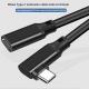 Elbow Type-c Male-to-female Transmission Computer Extension Cable