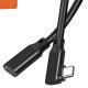 Elbow Type-c Male-to-female Transmission Computer Extension Cable