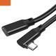 Elbow Type-c Male-to-female Transmission Computer Extension Cable