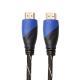Blue Black Head With Net Black And Golden Style Male To Male Video Cable
