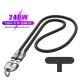 New Multi-functional Mobile Phone Two-in-one Lanyard Data Cable PD Fast Charge Data Cable