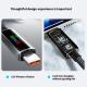 240W Super Fast Charge Type-C Horse Running Light Display Charging Cable