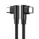 Double-ended Type-c Nylon Braided PD Fast Charging Data Cable