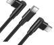 Double-ended Type-c Nylon Braided PD Fast Charging Data Cable