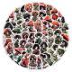 Little Zombie Stickers Horror Scarecrow Phone Case Decorative Waterproof Thriller
