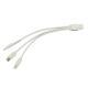 USB To Three Type-c Charging Cable Three-in-one Typec Data Line Pvc Battery Lithium Battery Usb Charging Cable