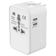 Travel Adapter Worldwide All In One International Power Adapter Universal Adapter Plug With 2.1A Dual USB Charging Ports For Asia Europe UK AUS And USA