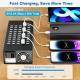 50-Port 200 W USB Charging Station