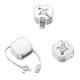Phone Fast Charge Wire Portable Three-in-one Telescopic Data Cable
