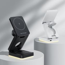 Three-in-one Wireless Charger Folding Magnetic Wireless Charger