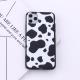 Black border cow spots mobile phone soft shell painting