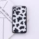 Black border cow spots mobile phone soft shell painting