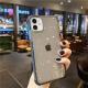 Compatible with Apple, Suitable for iPhone11pro two-color transparent glitter phone case