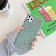 Autumn and winter solid color fabric phone case