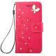 Compatible with Apple , Butterfly embossed dot diamond phone case
