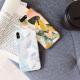 Retro leaf hard shell phone case