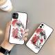 Geisha Dreamland Tempered Glass Soft Silicone Phone Case