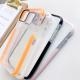 Two-color silicone transparent anti-drop phone case